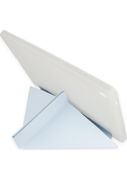 Xiaomi Mi Pad 5 11 Inç Uyumlu Kılıf Y Smart Cover Standlı Uyku Modlu Kalem Yerli Mars Kapak Mavi