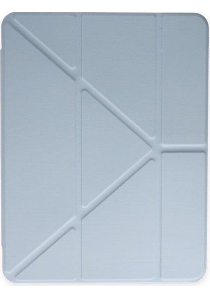 Xiaomi Mi Pad 5 11 Inç Uyumlu Kılıf Y Smart Cover Standlı Uyku Modlu Kalem Yerli Mars Kapak Mavi