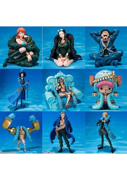 Anime One Piece Aksiyon Figürü Luffy Zoro Chopper Sanji Robin Franky Usopp Nami Brook 20 Ver. Koleksiyon Model Oyuncaklar (Yurt Dışından) fırsatları