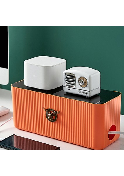 Ev Yatak Odası Için Elk Tel Kablo Saklama Kutusu Braketi (Yeşil) (Yurt Dışından) indirimleri