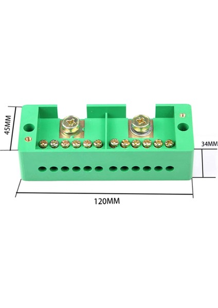 660V 30A Tek Fazlı 2'si 12 Çıkışlı Ölçüm Kutusu Fj6 Terminal Bloğu Bağlantı Kutusu Güç Dağıtım Terminali (2'si 12 Çıkışlı) (Yurt Dışından)