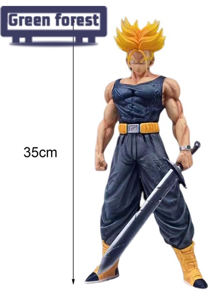 Yeşil Orman Sandıklar Heykeli Modeli Heykelcik Japonya Anime Dragon Ball Aksiyon Figürü Oyuncak (Yurt Dışından) modelleri