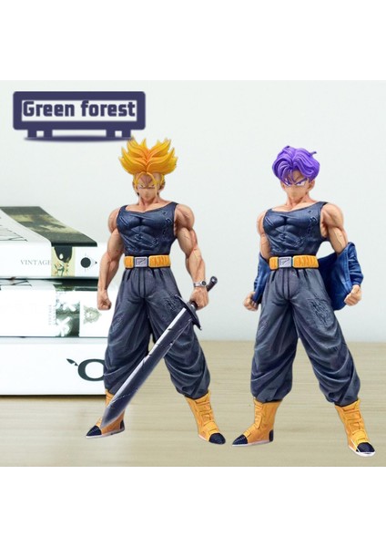 Yeşil Orman Sandıklar Heykeli Modeli Heykelcik Japonya Anime Dragon Ball Aksiyon Figürü Oyuncak (Yurt Dışından) indirimleri
