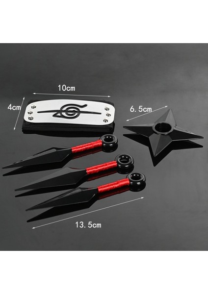 Naruto Şekil Cosplay Akatsuki Uchiha Itachi Kolye Kafa Bandı Alın Koruma Dart Kafa Kolye Takım Elbise (Yurt Dışından) fiyatları