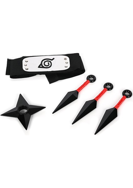 Naruto Şekil Cosplay Akatsuki Uchiha Itachi Kolye Kafa Bandı Alın Koruma Dart Kafa Kolye Takım Elbise (Yurt Dışından) modelleri