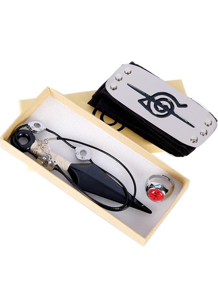 Naruto Şekil Cosplay Akatsuki Uchiha Itachi Kolye Kafa Bandı Alın Koruma Dart Kafa Kolye Takım Elbise (Yurt Dışından) fırsatları