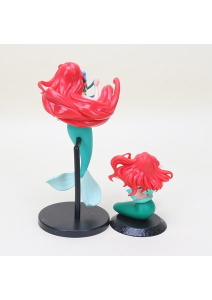 10/20 cm Q Posket Küçük Denizkızı Figürü Ariel Prenses Kek Dekoru Eylem Model Oyuncak Kız Hediyeler Için Tarzı: Ayakta 20 cm (Yurt Dışından)