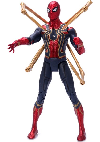 7 Inç Marvel Avengers Örümcek Adam Aydınlatma Aksiyon Şekilli Kalıp Oyuncak Ev Süsleme (Yurt Dışından) modelleri