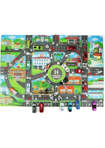 Yol Mat Çocuk Trafik Araba Haritası Erkek Kız Eğitici Oyuncak Yol Halı Playmat Bebek Paspasları Karikatür Şehir Halı Çocuk Oyuncakları Oyunları (Yurt Dışından) fiyatları