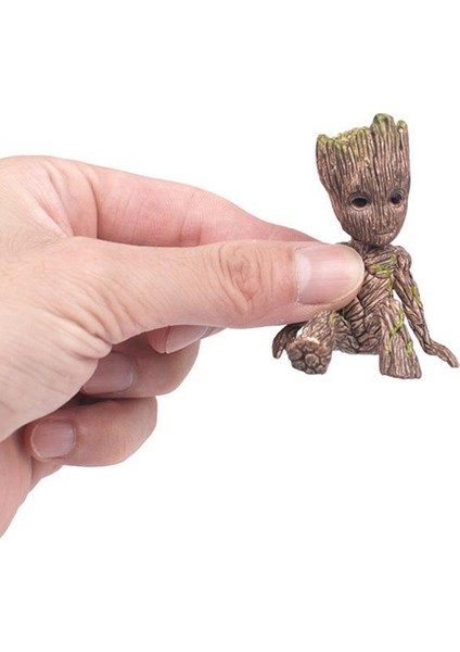 Guardians Of Galaxy Oturan Ağaç Adam Figürü Bebek Groot Modeli Masa Dekoru Çocuk Biblo (Yurt Dışından) indirimleri