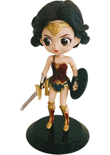 Sevimli Wonder Woman Model Oyuncak Araba Süs Ev Dekorasyon Koleksiyonu Malzemeleri (Yurt Dışından)