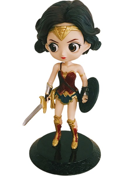 Sevimli Wonder Woman Model Oyuncak Araba Süs Ev Dekorasyon Koleksiyonu Malzemeleri (Yurt Dışından) fiyatları
