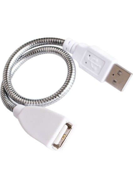 Masa Lambası USB Güç Kablosu Uzatma Kablosu Esnek Metal Hortum USB Masa Işığı (Yurt Dışından)