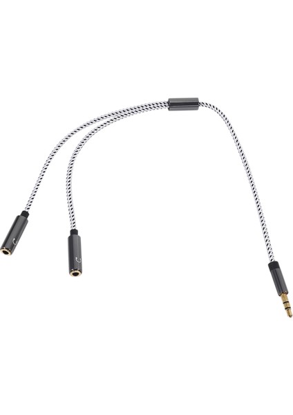 Rexlıs(9,8 Inç) 3,5 mm Çift Kulaklık Jakı Ayırıcı Adaptör (Gri) (Yurt Dışından) fiyatları