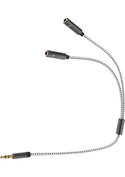 Rexlıs(9,8 Inç) 3,5 mm Çift Kulaklık Jakı Ayırıcı Adaptör (Gri) (Yurt Dışından) fırsatları