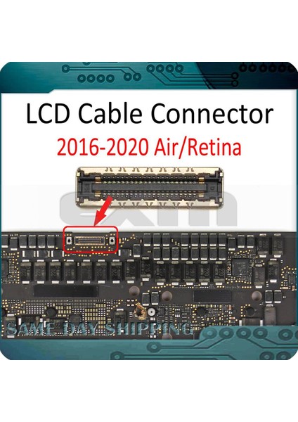 Yeni LCD Kablo Konektörü Anakart Tamiri Için Macbook Pro/air Retina A2141 A2251 A2179 A1932 A1989 A1990 A1706 A1707 A1708 (Yurt Dışından)