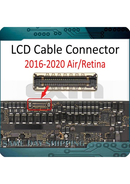 Yeni LCD Kablo Konektörü Anakart Tamiri Için Macbook Pro/air Retina A2141 A2251 A2179 A1932 A1989 A1990 A1706 A1707 A1708 (Yurt Dışından) fiyatları