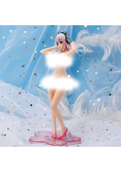 Yeni 18 cm Anime Süper Sonico Pvc Action Figure Mayo Modeli Karikatür Tahsil Oyuncak Bebekler Animasyon Çevresel Hediyeler (Yurt Dışından)