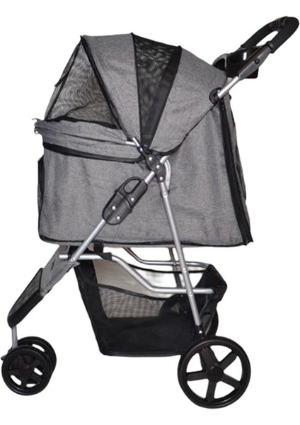 Triboro Kedi & Köpek Arabası Gri, 45X80X90CM fiyatları