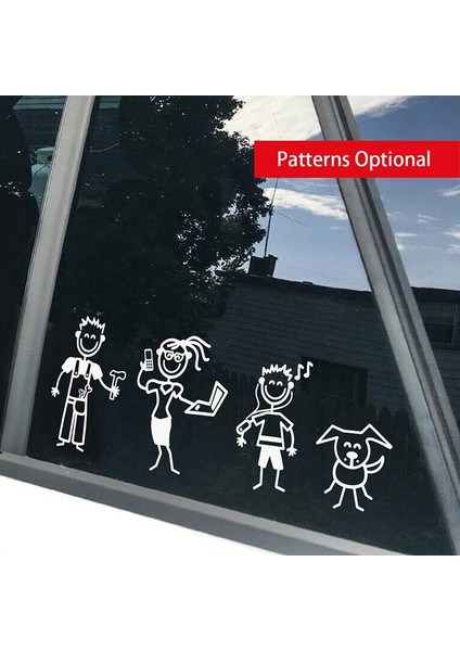 Diy Karikatür Aile Araba Çıkartmaları, Araba Pencere Tampon Vinil Komik Çıkartmaları Etiket, Yüzlerce Rakam Isteğe Bağlı, Baba Anne Oğul Evcil Hayvanlar (Yurt Dışından) fiyatları