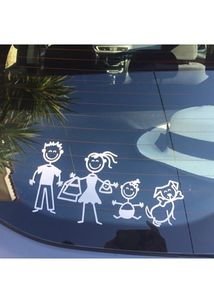 Diy Karikatür Aile Araba Çıkartmaları, Araba Pencere Tampon Vinil Komik Çıkartmaları Etiket, Yüzlerce Rakam Isteğe Bağlı, Baba Anne Oğul Evcil Hayvanlar (Yurt Dışından) fırsatları