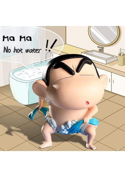 S Versiyonu Sevimli Anime Figürü Crayon Chan Nohara Shinnosuke Kek Dekorasyon Aksiyon Figürleri Modeli Süsleme Çocuk Oyuncakları Kawaii (Yurt Dışından) modelleri