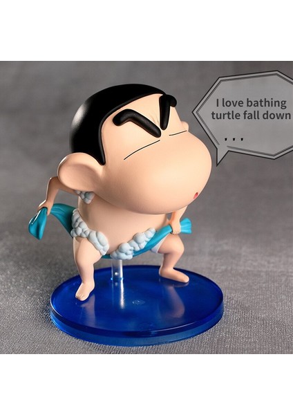 S Versiyonu Sevimli Anime Figürü Crayon Chan Nohara Shinnosuke Kek Dekorasyon Aksiyon Figürleri Modeli Süsleme Çocuk Oyuncakları Kawaii (Yurt Dışından) fırsatları