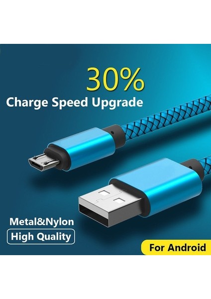 Xiaomi Redmi Için 9A 9c Mikro USB Kablosu 2.4A Şarj Veri Kablosu Huawei Onur Için 9A 9c 9s 8s 8c 8A 7A 7c 7s Telefon Şarj Aleti Kablosu (Yurt Dışından)
