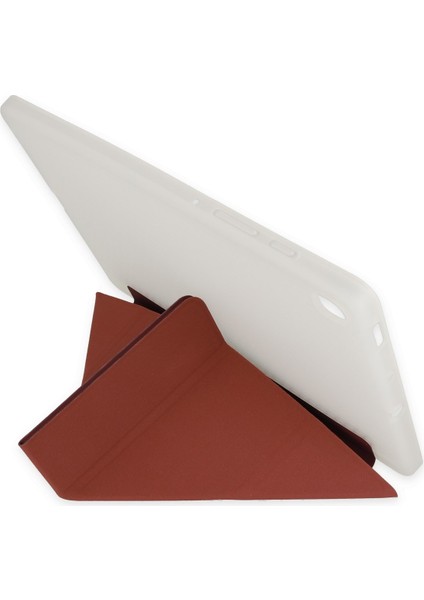Apple iPad Pro 11 2. Nesil A2068 A2230 A2228 A2231 11 Inç Uyumlu Kılıf Y Smart Cover Standlı Uyku Modlu Kalem Yerli Mars Kapak Mor