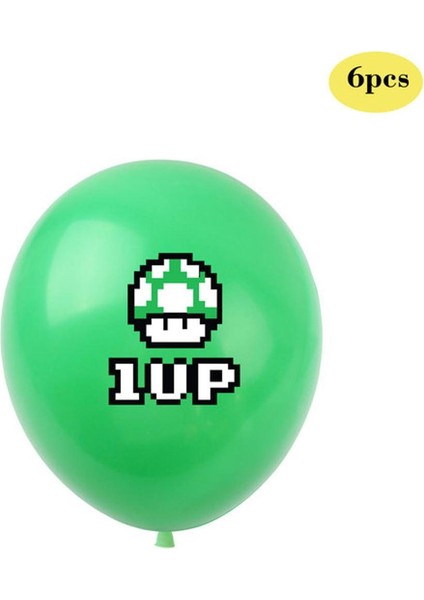 Süper Mario Tema Parti Seti Dekorasyon Malzemeleri Çocuk Mario Oyunu Figürü Doğum Günü Çekme Bayrak Kartı Balon Seti Doğum Günü Hediyeleri (Yurt Dışından)