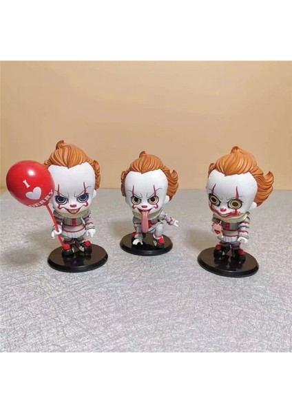 Aksiyon Figürü Gerçekçi Görünümlü Su Geçirmez Pvc Stephen King's It Aksiyon Heykeli Model Oyuncak Ev Için (Yurt Dışından)