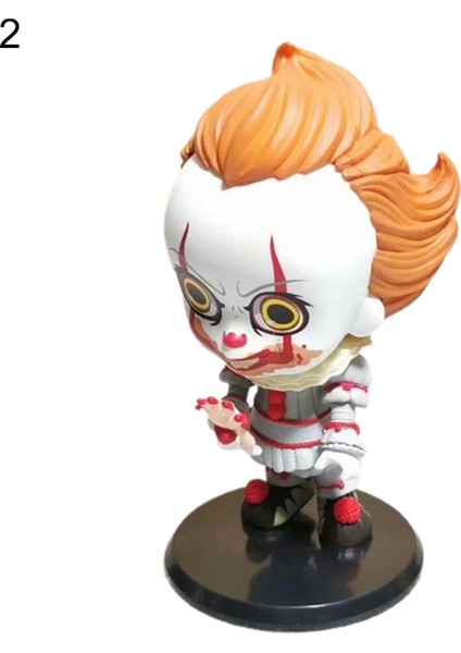 Aksiyon Figürü Gerçekçi Görünümlü Su Geçirmez Pvc Stephen King's It Aksiyon Heykeli Model Oyuncak Ev Için (Yurt Dışından)