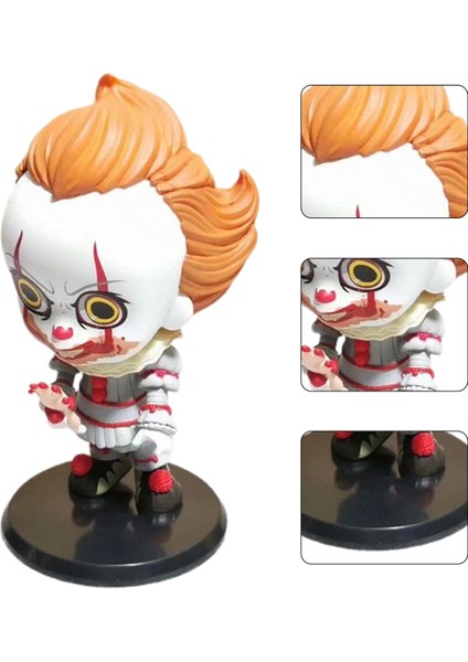 Aksiyon Figürü Gerçekçi Görünümlü Su Geçirmez Pvc Stephen King's It Aksiyon Heykeli Model Oyuncak Ev Için (Yurt Dışından)