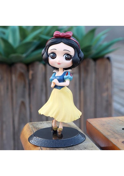 Versiyonu Prenses Kar Beyaz Elsa Anna Rapunzel Yasemin Sofya Ariel Mulan Pvc Aksiyon Figürleri Oyuncaklar Kek Modeli Bebekler (Yurt Dışından)