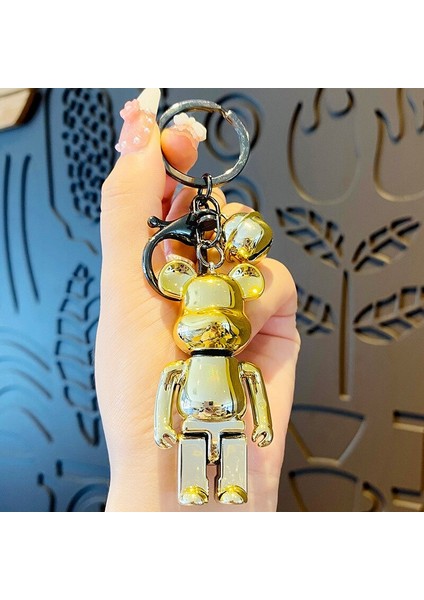 Bearbrick Ayı @brick Aksiyon Figürleri Blok Pvc Diy Anahtarlık Anahtarlık Kolye Boya Bebek Oyuncakları (Yurt Dışından) fırsatları