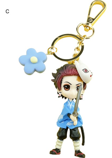 Anime Demon Slayer Modeli Tasarım Kolye Anahtarlıklar Anahtar Tutucu Çanta Dekorasyon (Yurt Dışından) fırsatları