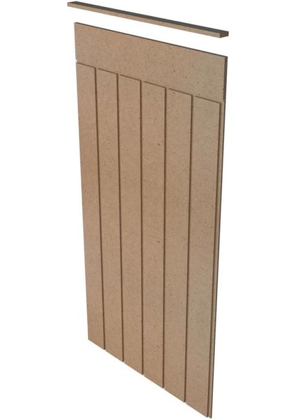 Iskandınav Model( 54 x 104 cm )Dekoratif Duvar Paneli Boyanabilir Ahşap 6 mm Ham Mdf Duvar Paneli