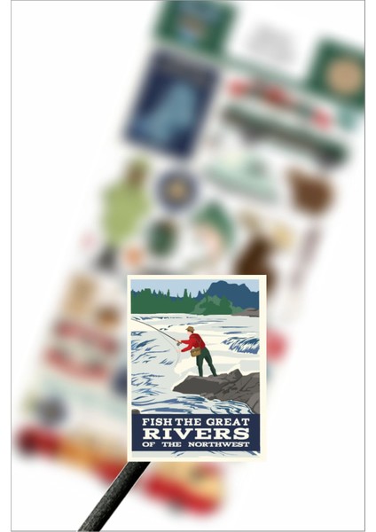 Travel Camp Sticker, Kamp Gezisi Etiketi fiyatları