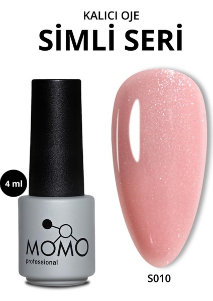 Kalıcı Oje S010, Simli Ten Pembesi, 4 ml