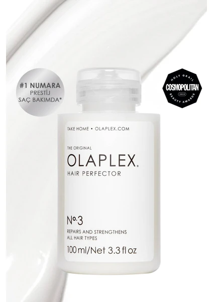 Nº.3 Hair Perfector  - Bağ Güçlendirici ve Saç Kusursuzlaştırıcı - 100 ML