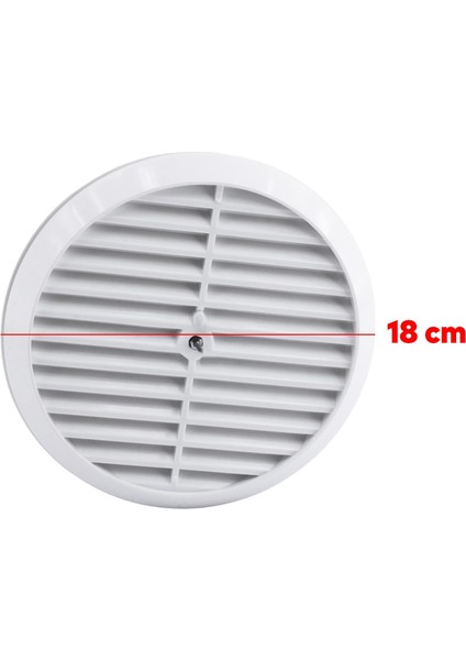 Doğalgaz Havalandırma Yuvarlak Mutfak Cam Menfezi Beyaz 18 cm Hava Akış Kanalı Güvenlik Gaz Kaçağı fırsatları