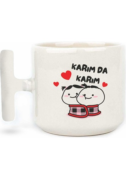 Karim Da Karim Kupa Bardak | Kahve Kupası | Hediyelik Kupa | Seramik Kupa