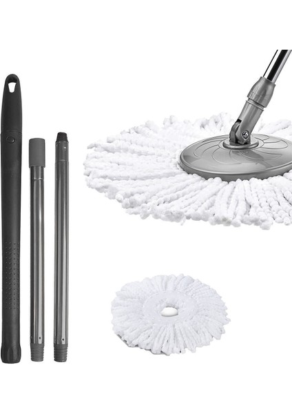 X-Max Mop Döner Başlıklı Temizlik Seti- Kova Mop Seti 16 Lt