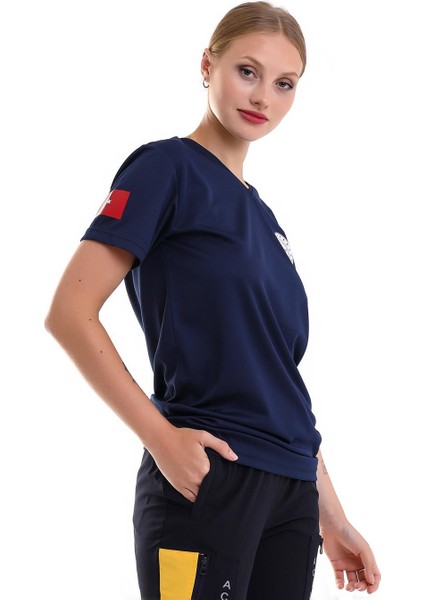 Paramedik Dry Touch Unisex Kısa Kol Tshirt - Lacivert modelleri