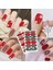 14 Ipuçları 3D Noel Tırnak Etiket Tam Sarar Tırnak Kaydırıcı Soyulabilir Nail Art Süslemeleri Manikür Için Kendin Yap Çıkartmalar Çivi Için (Yurt Dışından) 2