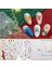 3D Merry Christmas Nail Art Çıkartmaları Çıkartmalar Noel Baba Çorap Kardan Adam Ağacı Kar Tanesi Çiçek Çivi Manikür Aracı (Yurt Dışından) 1