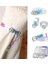 Lazer Kadın Kemer Holografik Şeffaf Bel Kemeri Metal Pin Toka Şeffaf Kemer Kadınlar Için Kemer Kemer (Yurt Dışından) 1