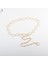 Ketting Riem Vrouwen Riem Taille Keten Kleding Riem Goud Zilver Jurk Taille Keten Smalle Metalen Ketting Lange Püskül Sterren Pentagram (Yurt Dışından) 2