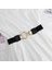 Richkeda Winkel Mode Jurk Riemen Voor Vrouwen Eenvoudige Taille Elastische Dames Band Ronde Gesp Decoratie Jas Trui Party Riem (Yurt Dışından) 5