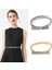 Elastik Kadın Kemerler Altın Gümüş Zincir Bel Kemerleri Metal Plaka Kadın Elbise Kemerleri Bayanlar Ince Streç Kemer Ceinture Femme (Yurt Dışından) 1